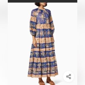 ZIMMERMANN
Moonshine Tuck Midi Dress in Cotton